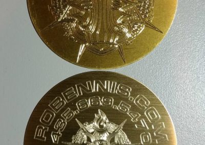 Engraving: Brass Boar Coin
