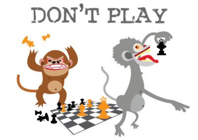 Illustration: Monkeys Don't Play Chess