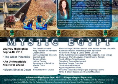Flyer: Mystic Egypt, IMW