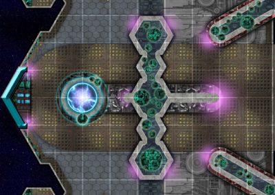 Game Map: Spaceship room