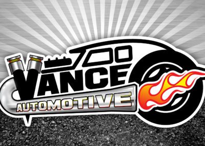 Logo: Vance Automotive on background